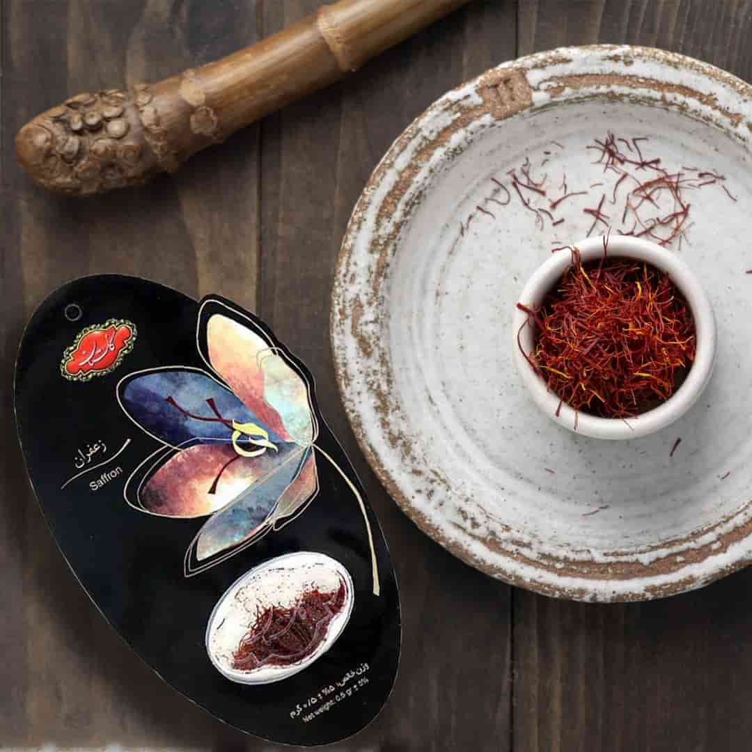 زعفران گلستان نیم گرمی بسته بندی مناسب برای مصرف روزانه